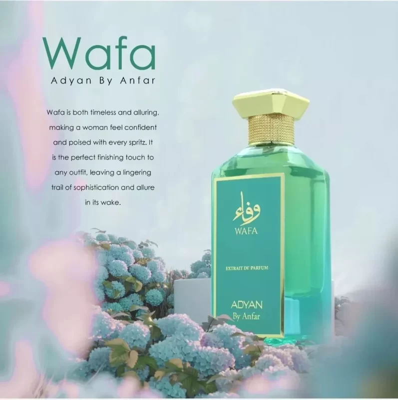 Wafa by Adyan 100ml EDP – luxurious floral oud scent from Bara series